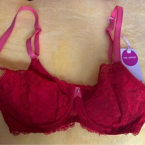 Freya Lace Underwire Bra - Offbeat Hot Pink